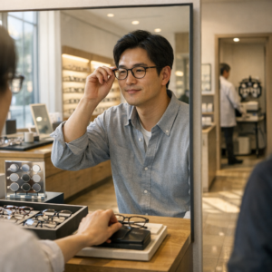 Read more about the article 둥근 얼굴형에 어울리는 안경테 추천방법