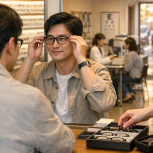 Read more about the article 퇴근길 눈 피로 해결 안경 맞춤