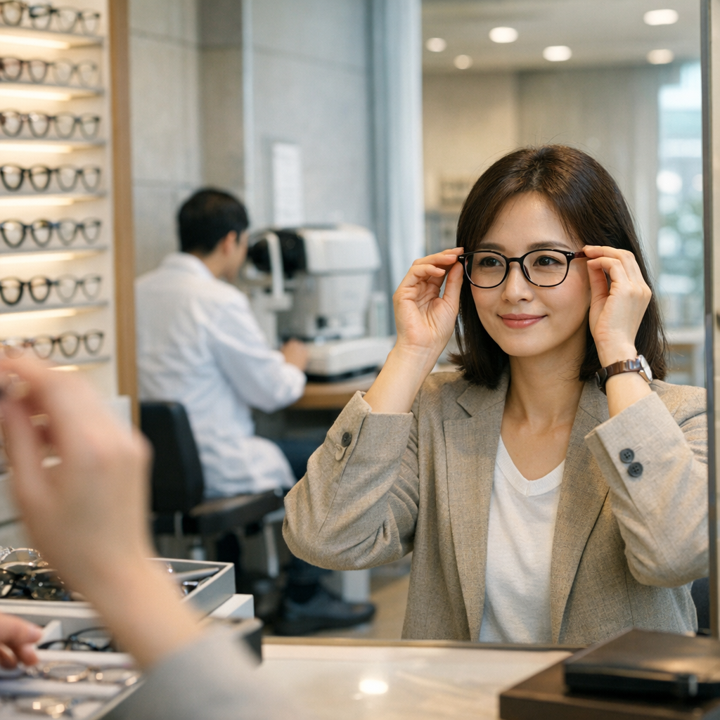 Read more about the article 안경 불빛 번짐, 시력 검사로 해결하세요
